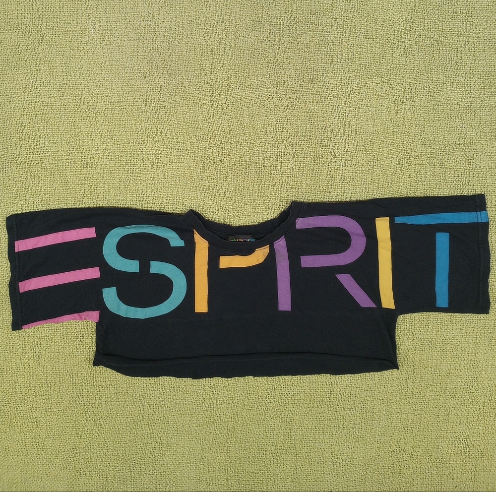 Opening ceremony Espirit cropped t-shirt